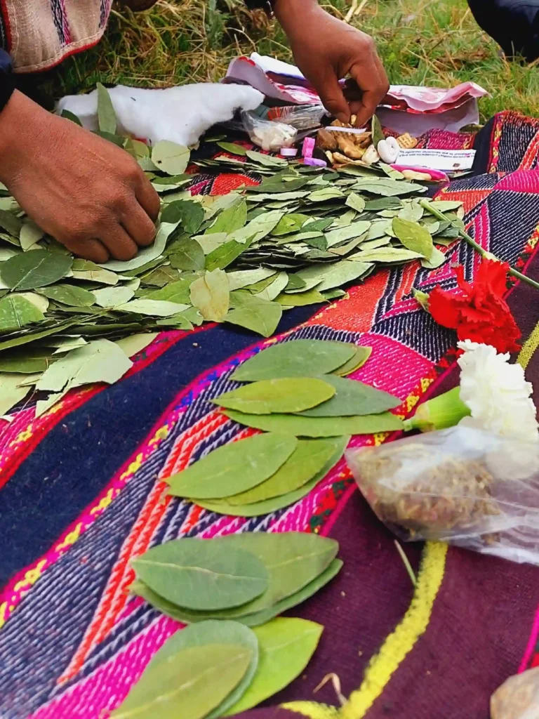 Cerimônia à Pachamama na Lagoa de Piuray